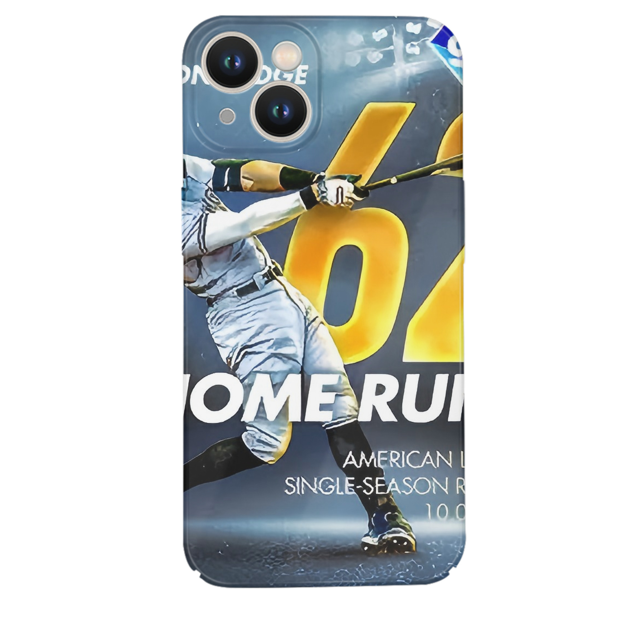 Aaron Judge 62nd Home Run Milestone IPhone 14 Series Full-Cover Hard Case – Shockproof With Raised Camera Protection – Precise Cutouts, Wireless Charging Compatible – Durable, Anti-Yellowing, Easy To Clean